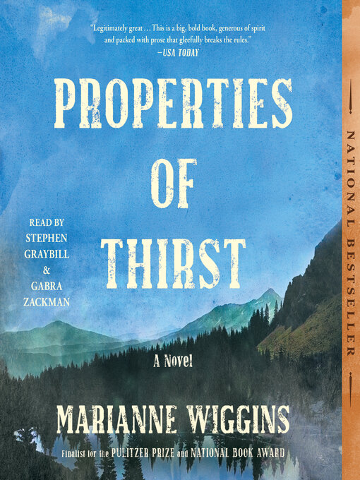 Title details for Properties of Thirst by Marianne Wiggins - Wait list